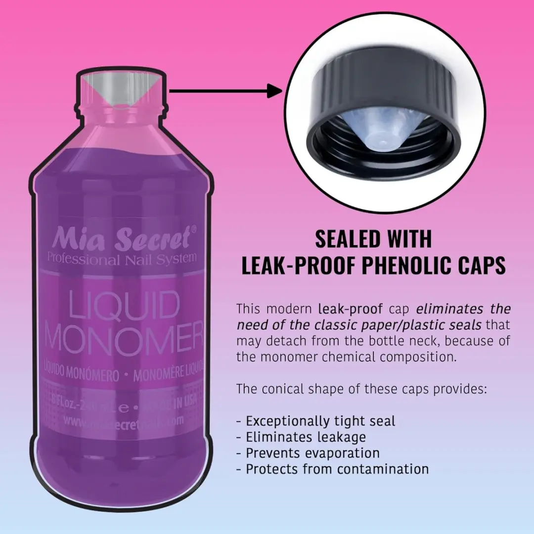 Mia Secret Acryl Liquid Monomer 473ml - Transparant