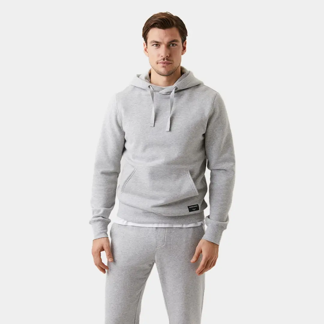 Björn Borg Centre Jogging Hoodie Heren - XL - Lichtgrijs