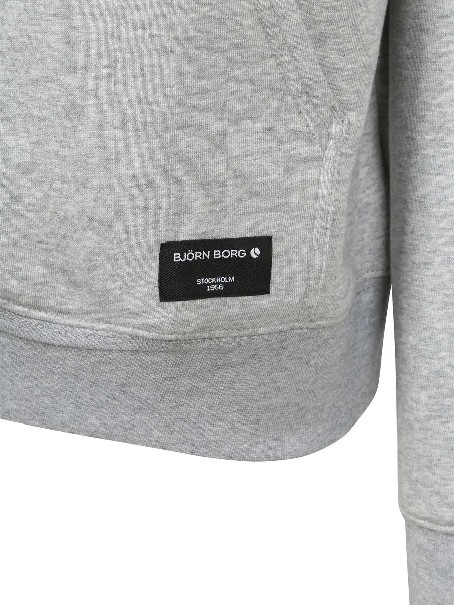 Björn Borg Centre Jogging Hoodie Heren - XL - Lichtgrijs