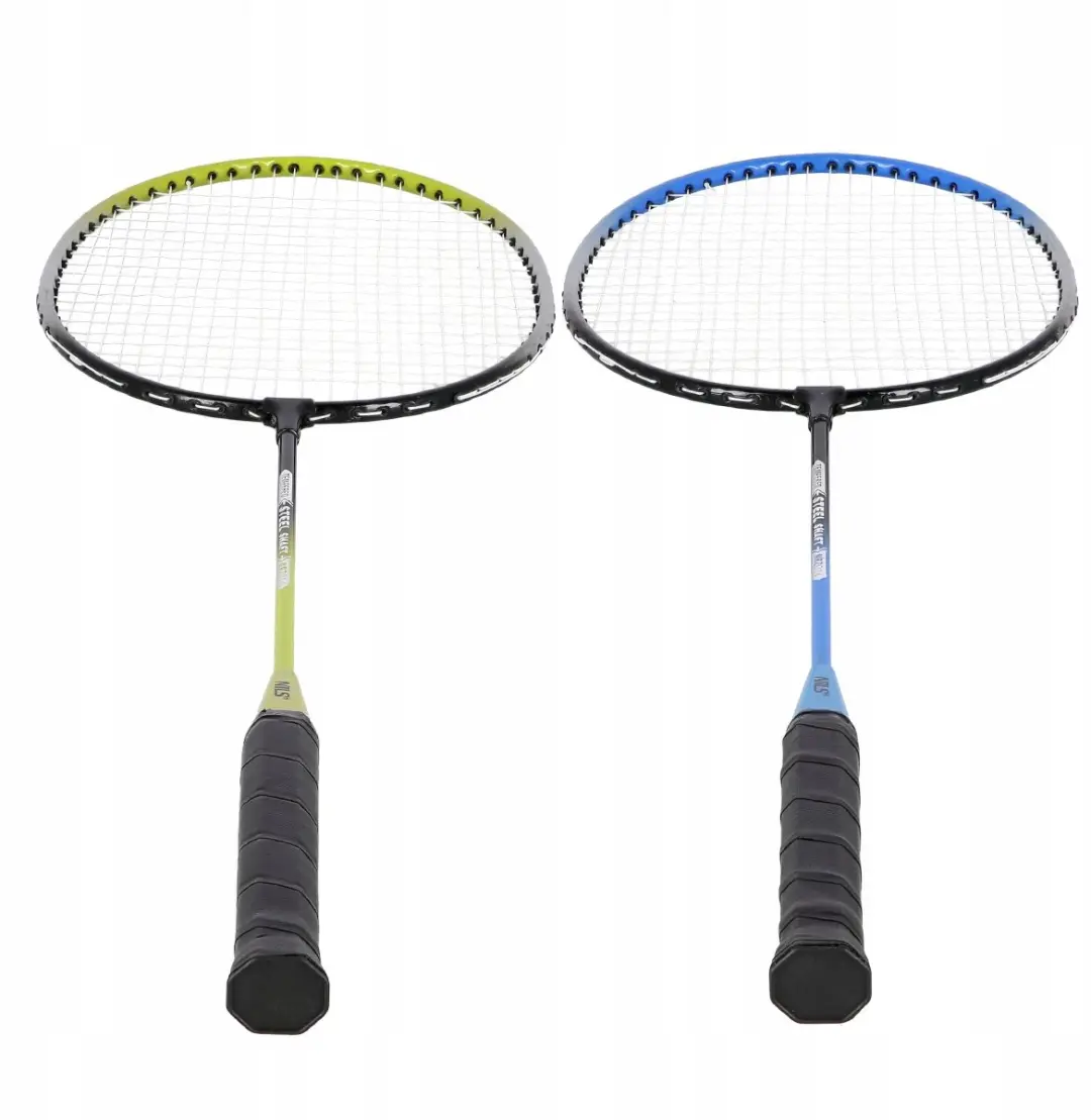 Nils Badmintonset: 4 rackets, net, shuttles en tas