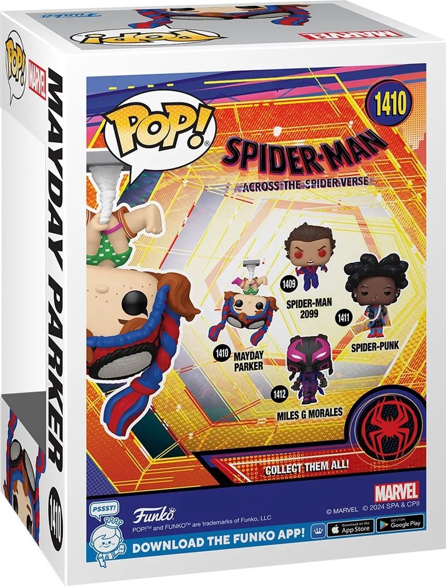 Funko Pop! Mayday Parker Spider-Man Across the Spider-Verse 82648 - Multicolor