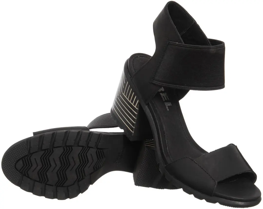 Sorel Nadia Sandalen - Zwart - Natuurlijk leer - afbeelding 2 van 2
