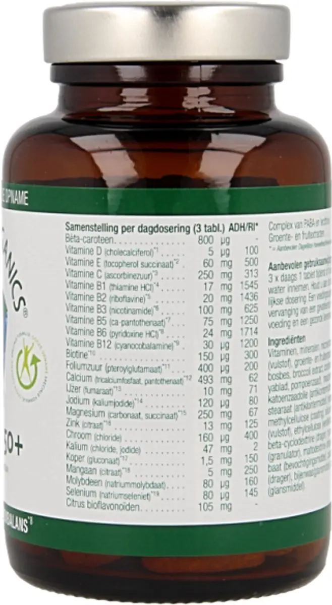 Essential Organics Fem-Plex 50+ Multivitamine - 90 Tabletten