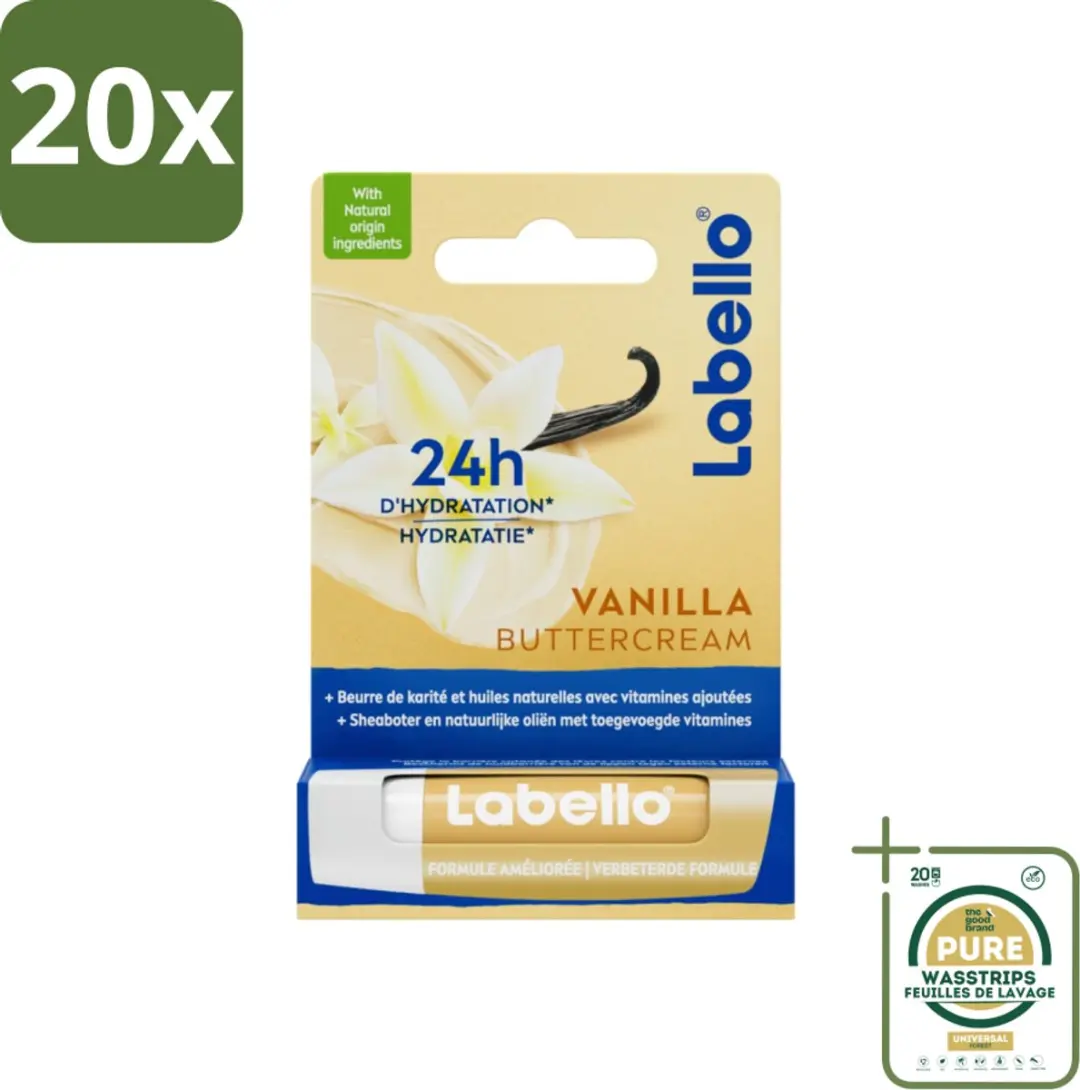 Labello Lippenbalsem Vanilla Buttercream 4.8g - 20 Stuks