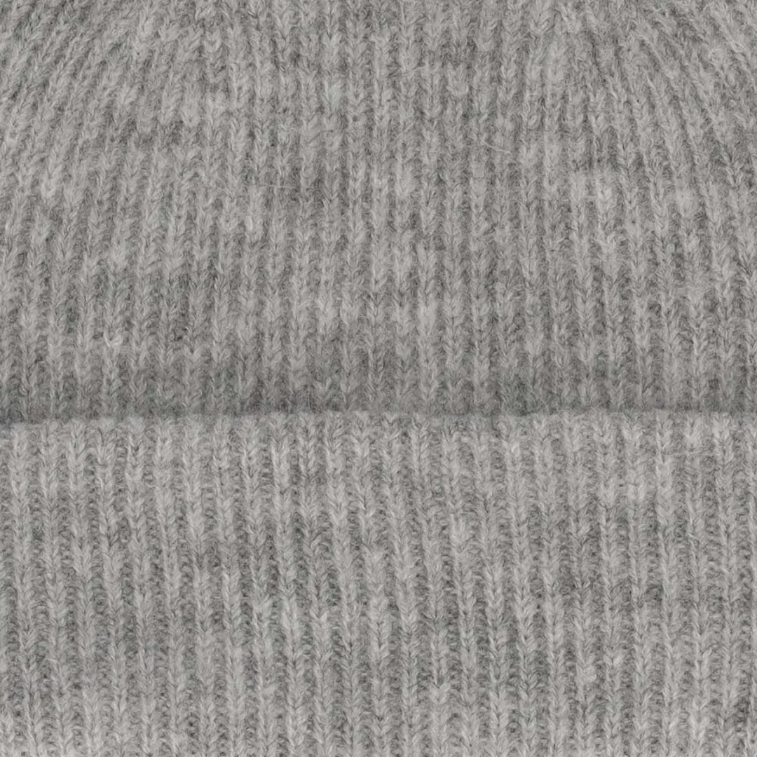 Sarlini Knit Muts Dames - Light Grey Melange