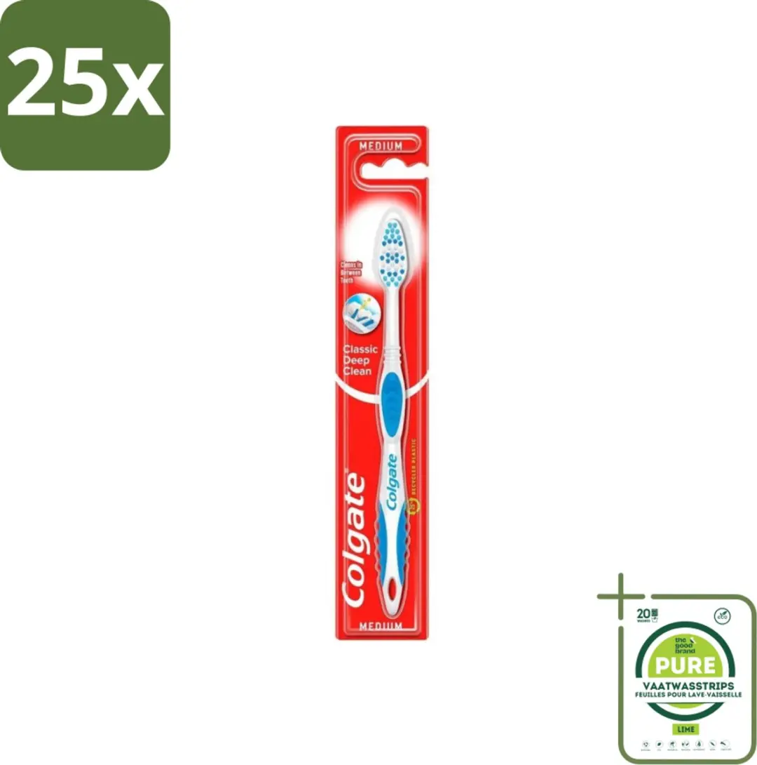Colgate Classic Deep Clean Medium Tandenborstels