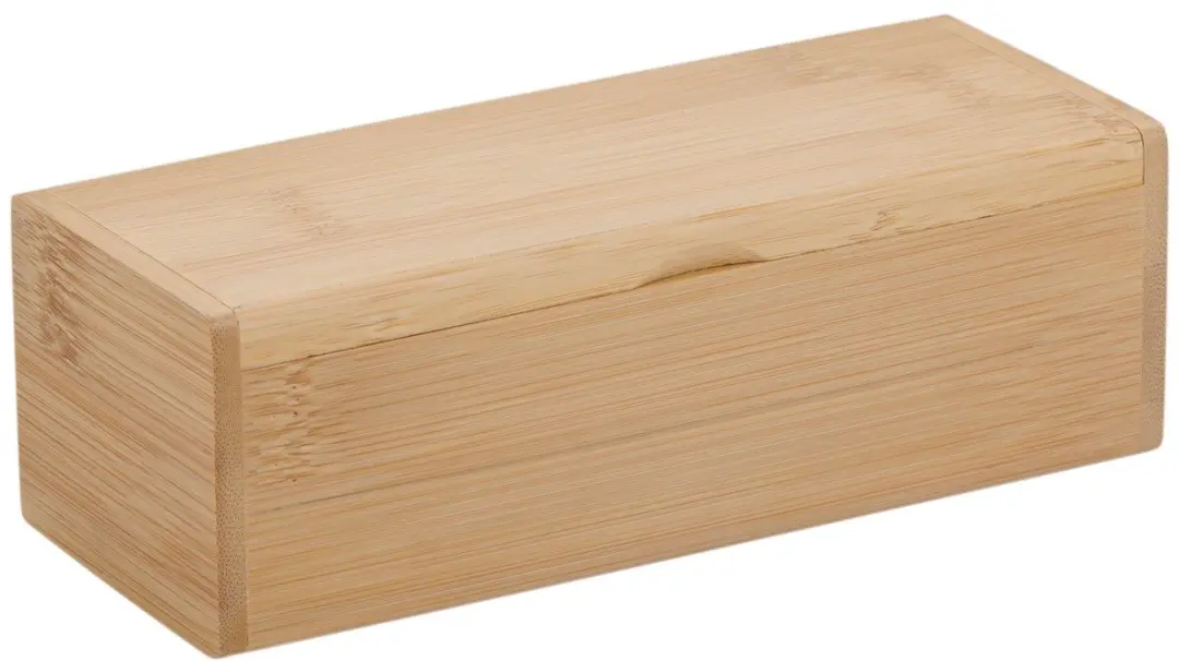Craft Storage Box 16,5x6,5x5,5cm - 2 Vakken - Bruin - afbeelding 2 van 2