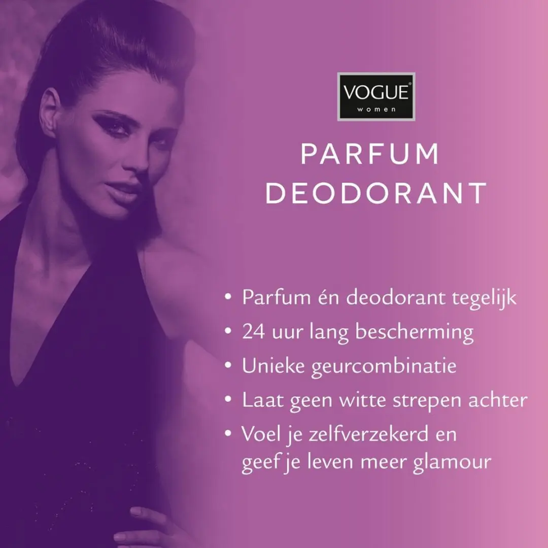 Vogue Adore Deo 150ml - 6 Stuks