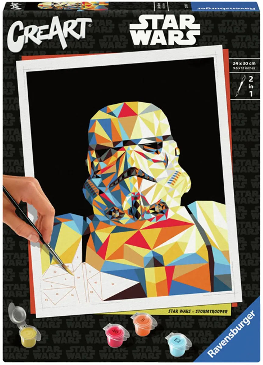 Ravensburger Schilderen op Nummer Star Wars Stormtrooper - Multicolor
