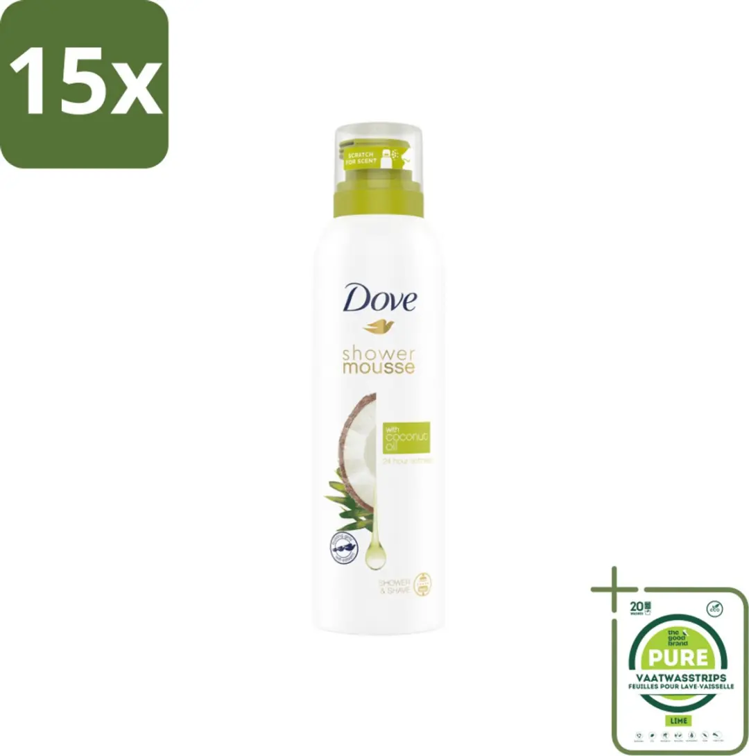 Dove Shower Foam Coconut Oil 200ml