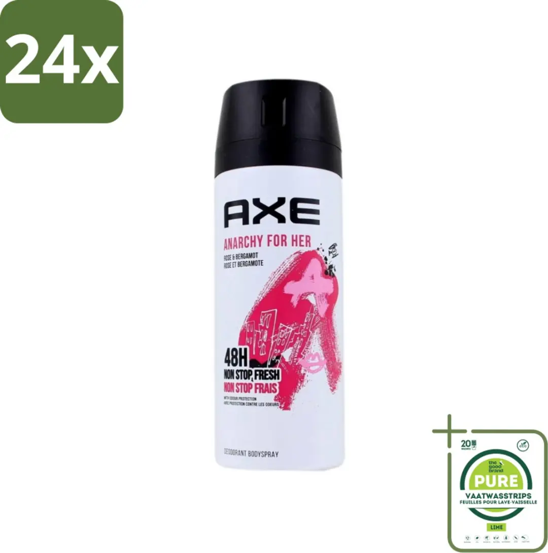 Axe Anarchy For Her Bodyspray Rose & Bergamot 150ml