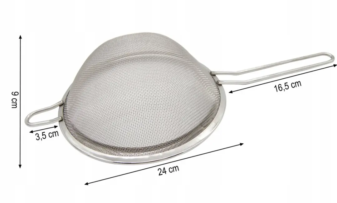 Meyerhoff RVS Keukenzeef 24cm - Zilver