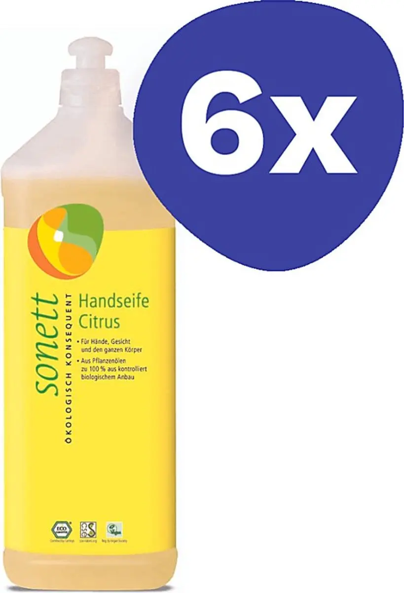 Sonett Handzeep Citroen 6x1L