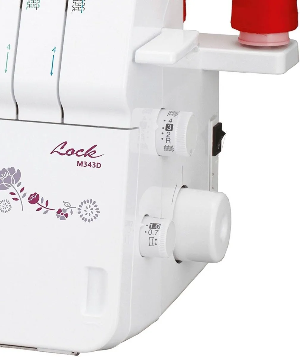 Brother M343D Overlockmachine - Wit