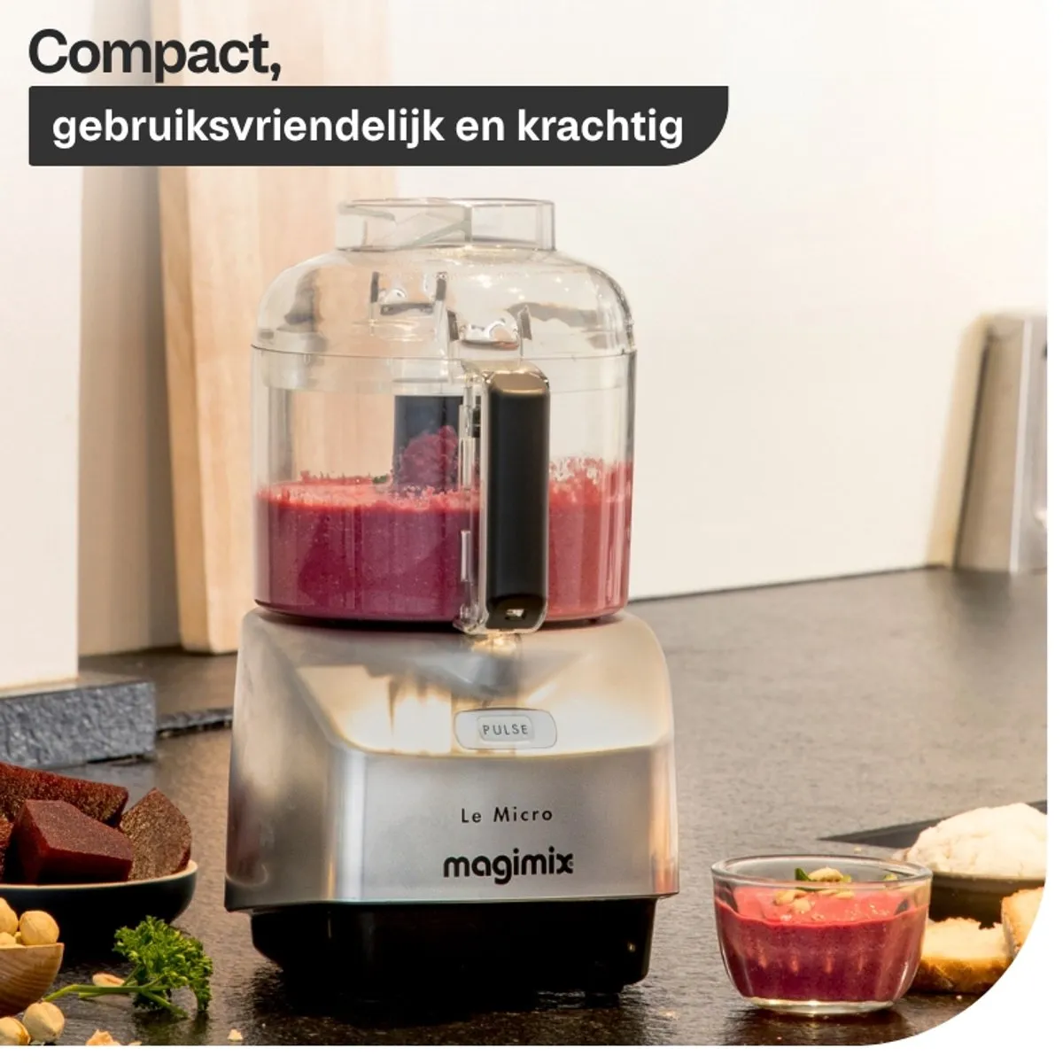 Magimix Micro Hakmolen 290W - Rood