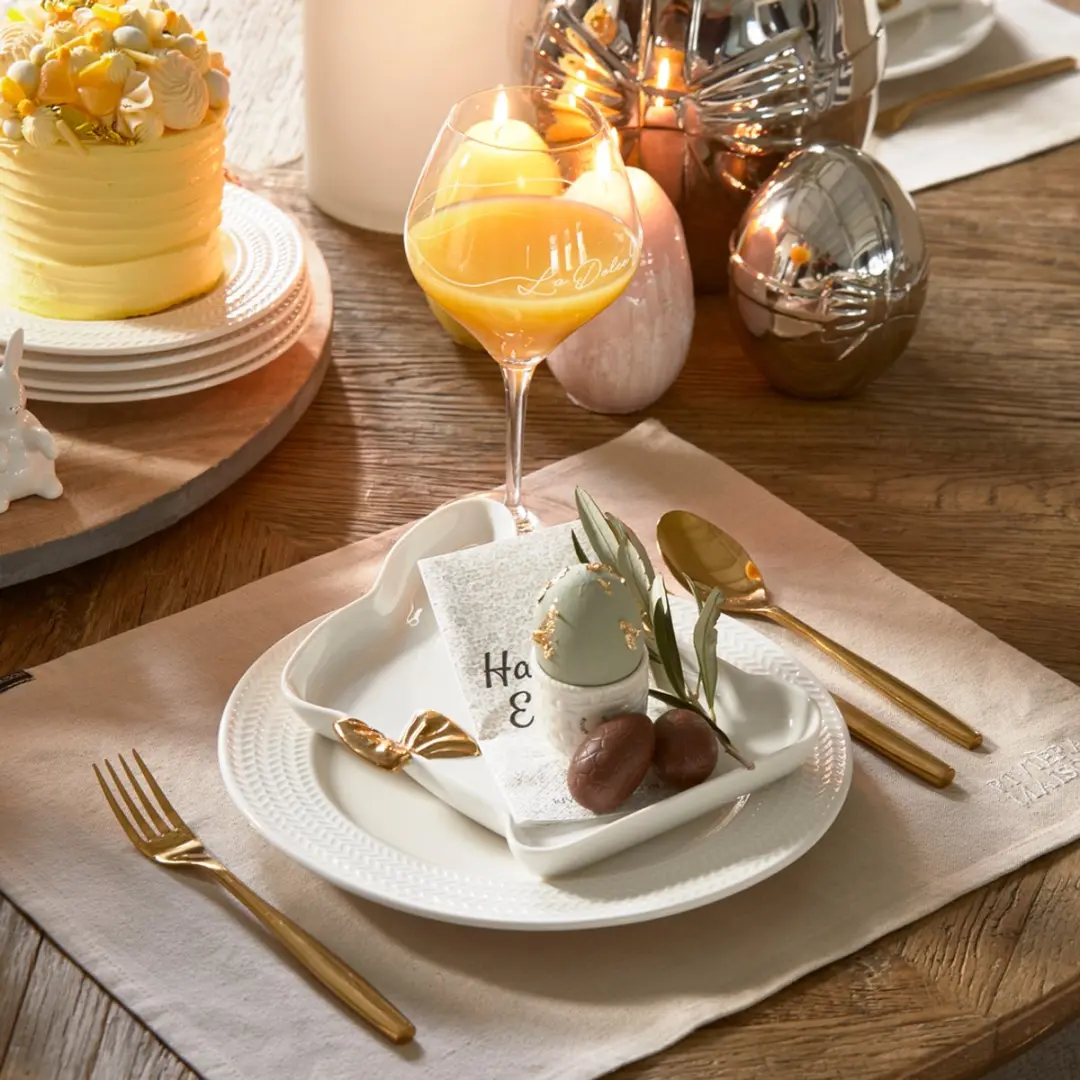 Riviera Maison Paashaas Serveerbord - RM Easter Bunny - 1 Stuk - Wit