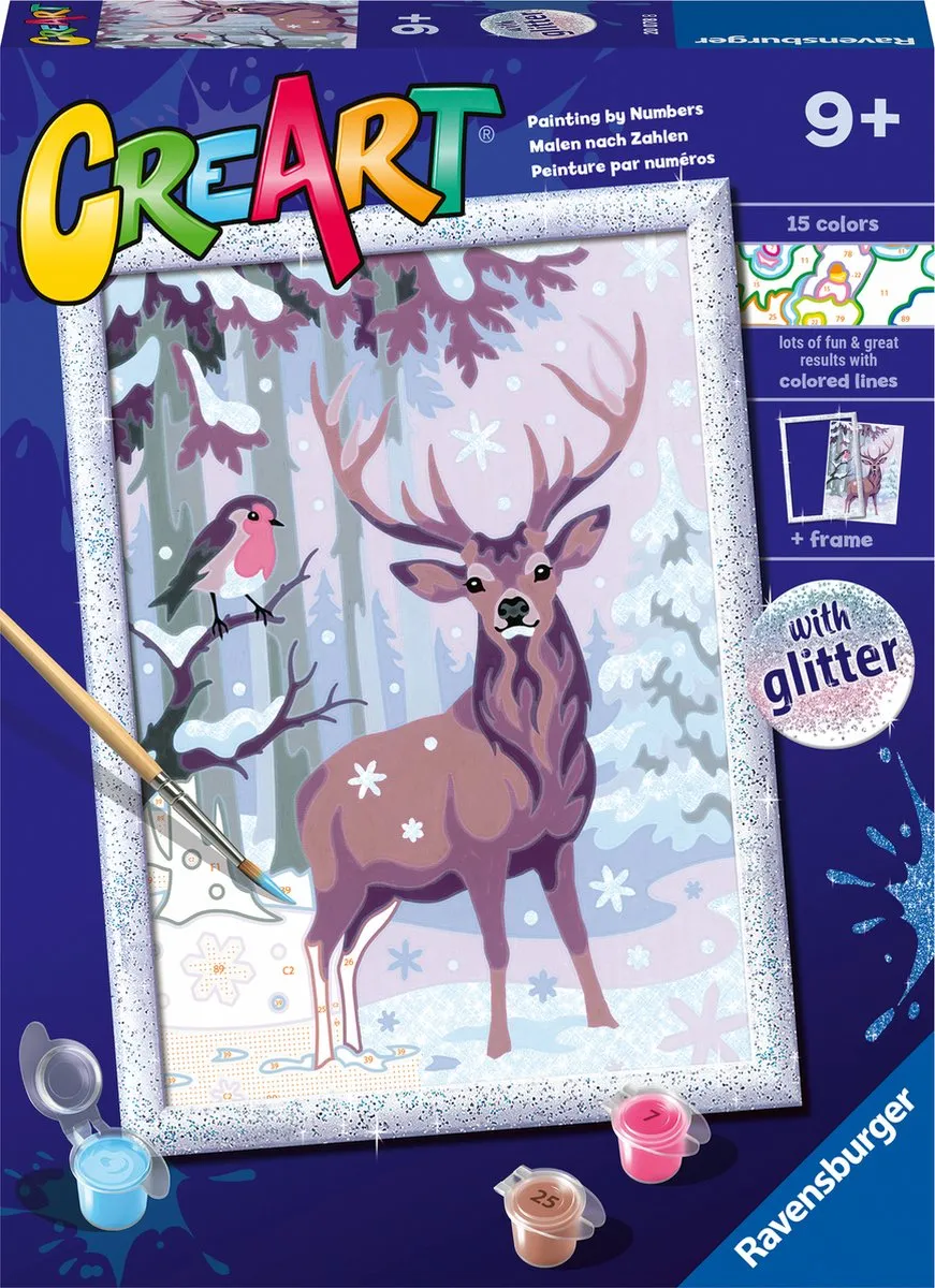 Ravensburger CreArt Festive Friends Schilderen op nummer