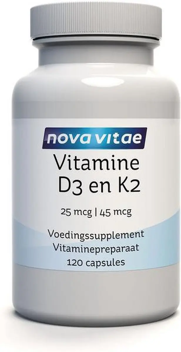 Nova Vitae Vitamine D3 & K2 120 Capsules