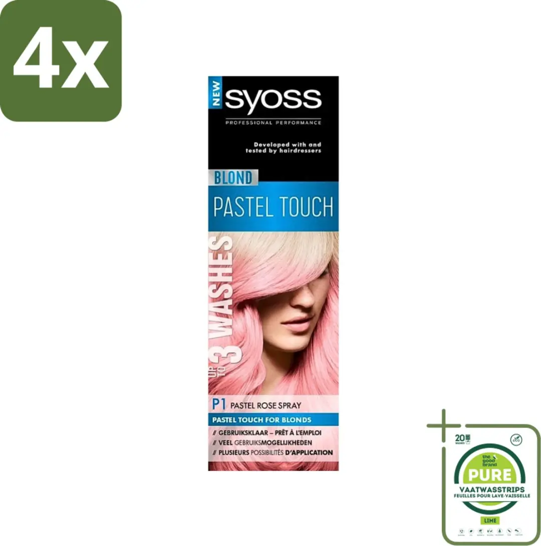 SYOSS Color Blond Pastel Touch P1 Pastel Rose Haarverf Spray