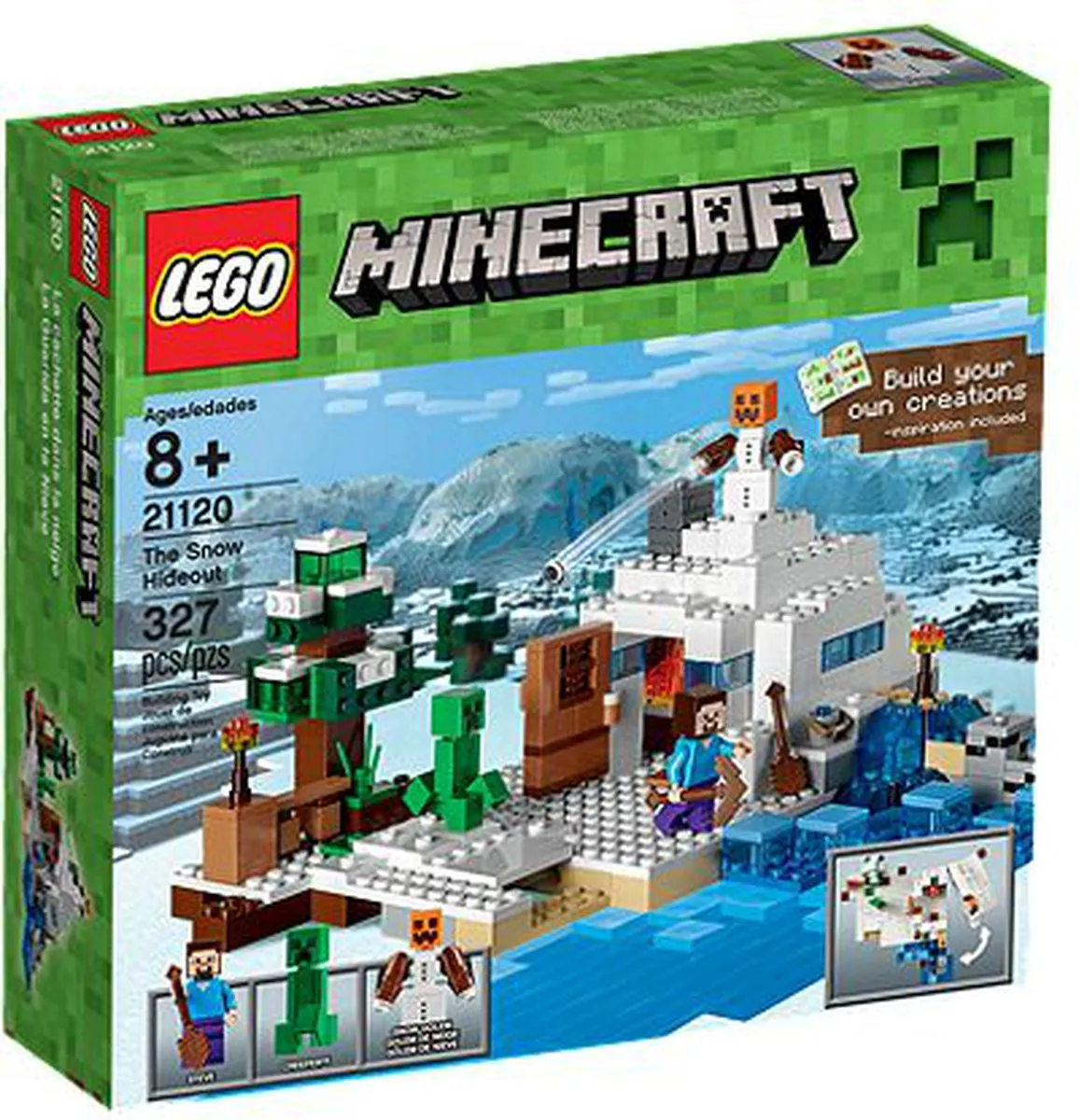 LEGO Minecraft De Sneeuwschuilplaats 21120