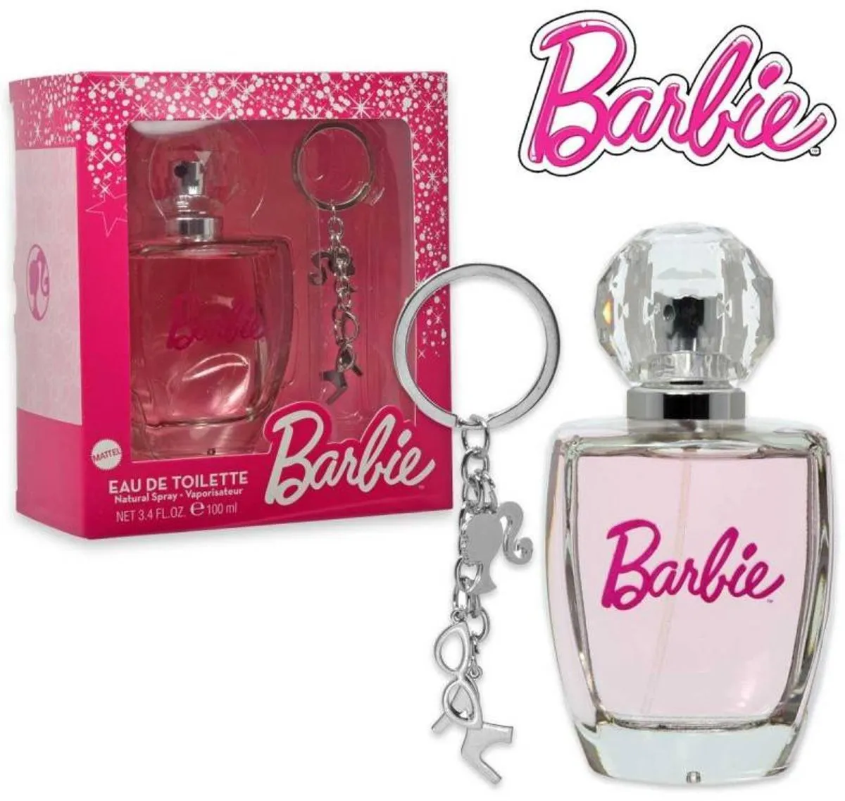 Barbie Gift Set 100ml EDT and Keychain