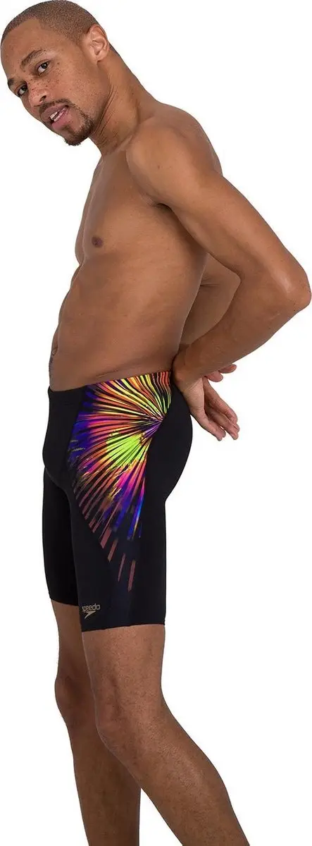 Speedo Endurance Placement Digital V-Cut Jammer - Zwart