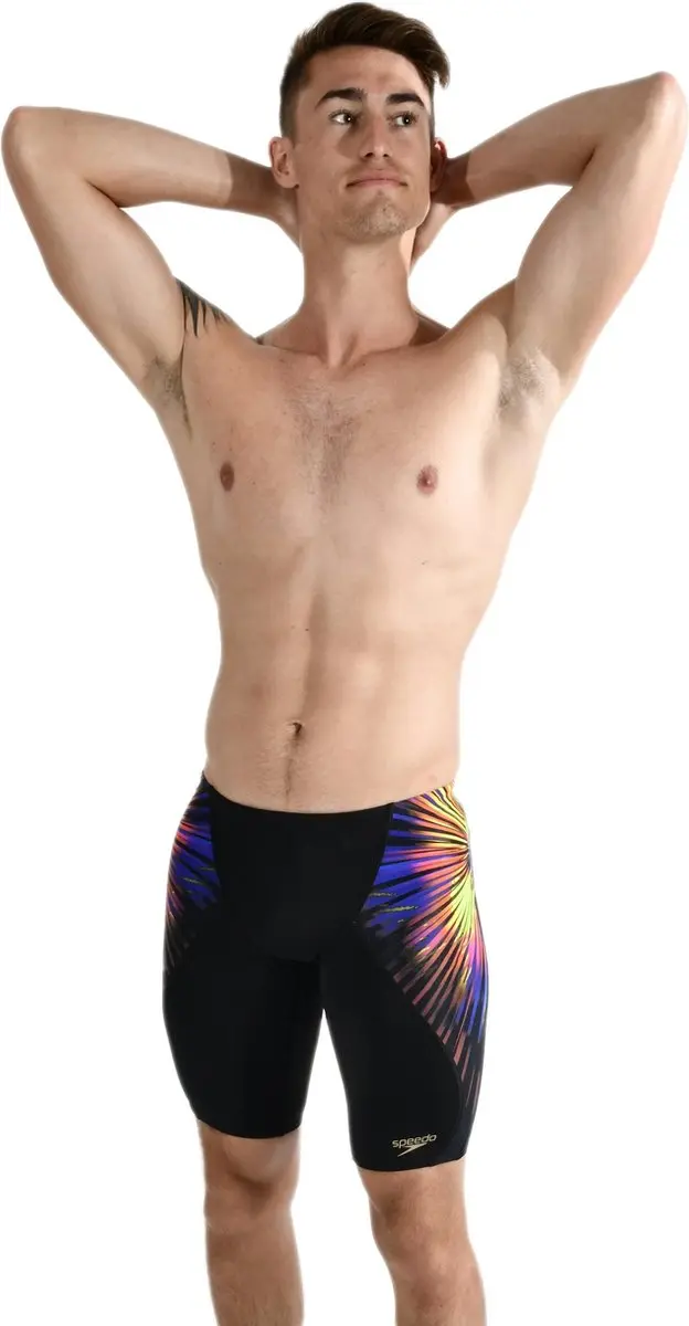Speedo Endurance Placement Digital V-Cut Jammer - Zwart