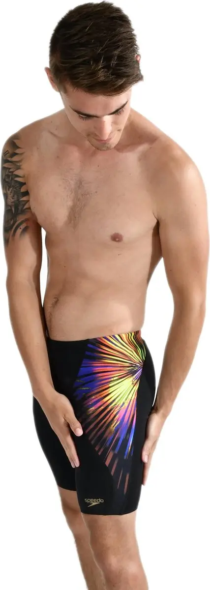 Speedo Endurance Placement Digital V-Cut Jammer - Zwart