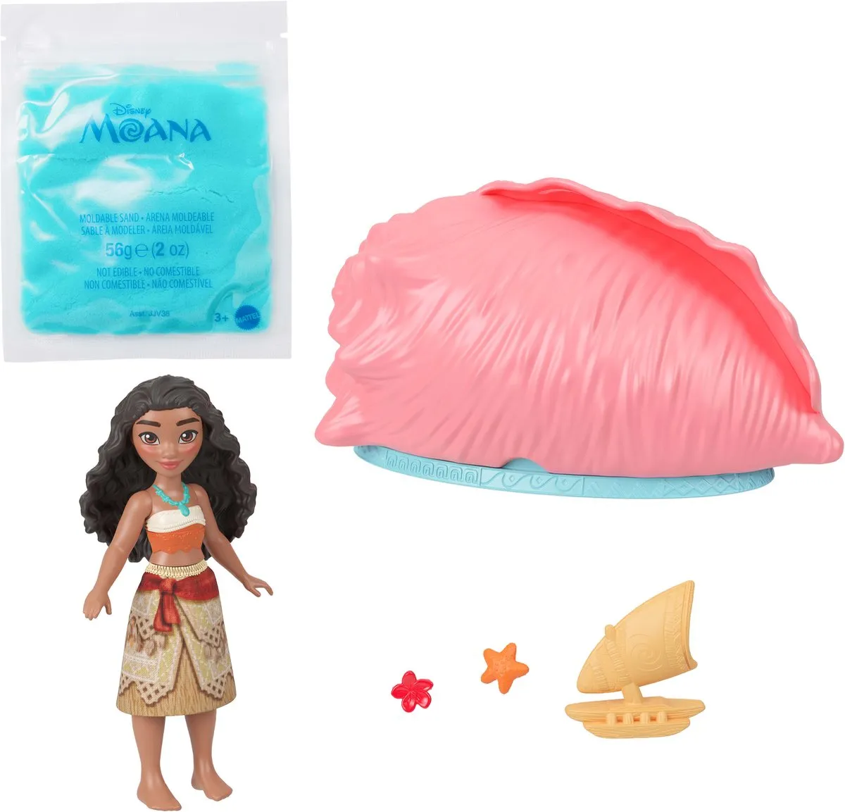 Disney Princess Vaiana Ocean Shell Reveal - Meerkleurig