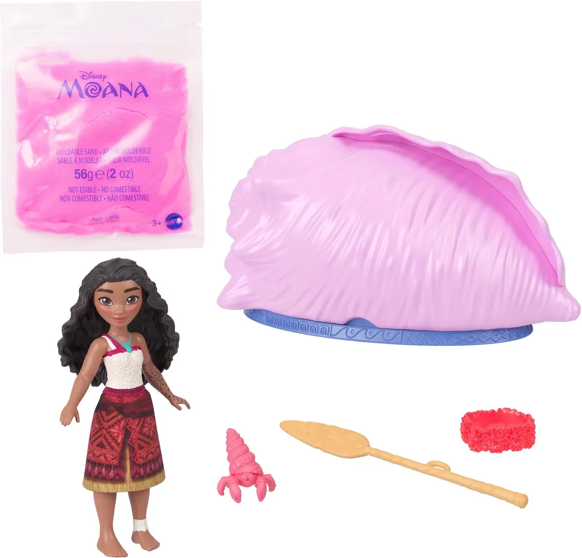 Disney Princess Vaiana Ocean Shell Reveal - Meerkleurig