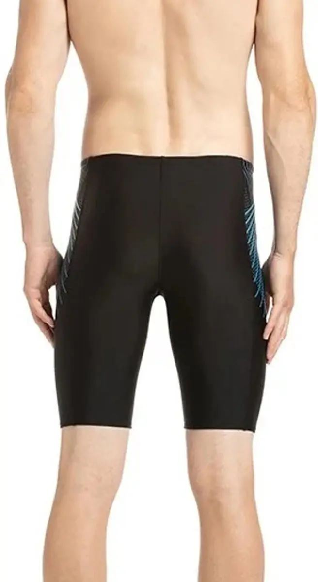 Speedo Tech Panel Jammer 4 - Zwart/Blauw - afbeelding 6 van 6