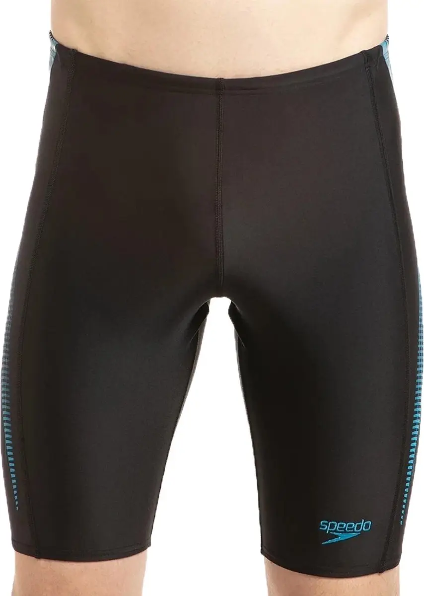 Speedo Tech Panel Jammer 4 - Zwart/Blauw - afbeelding 3 van 6
