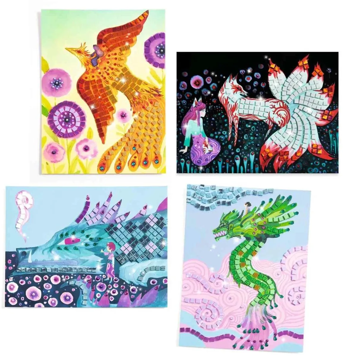 Djeco Créatures Légendaires Legpuzzel - Multicolor - afbeelding 4 van 6