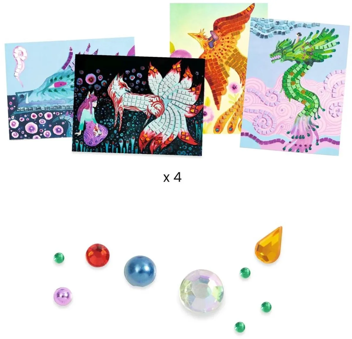 Djeco Créatures Légendaires Legpuzzel - Multicolor - afbeelding 3 van 6