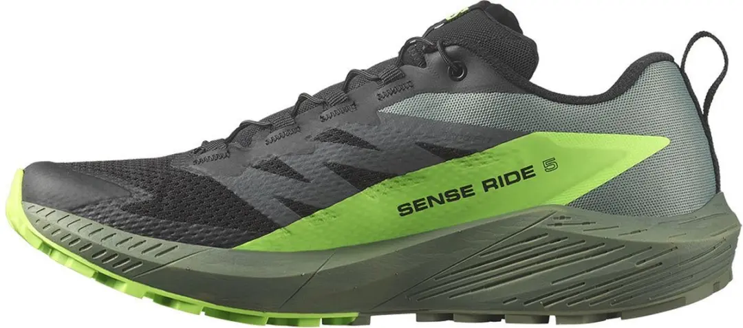 Salomon Sense Ride 5 Trailrunningschoenen Groen,Zwart EU 42 Man