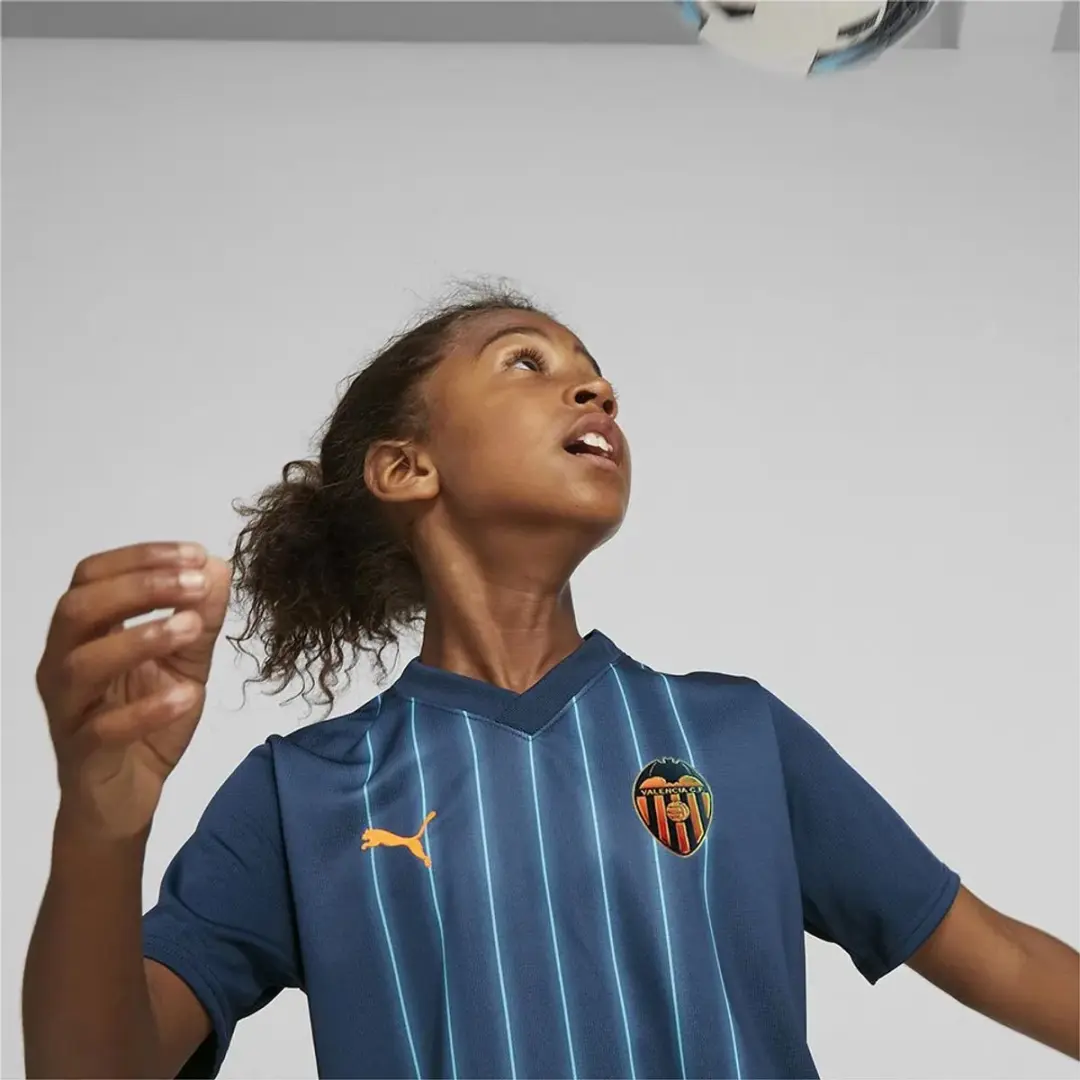 PUMA Valencia CF 23/24 T-shirt Junior - Marine Blauw