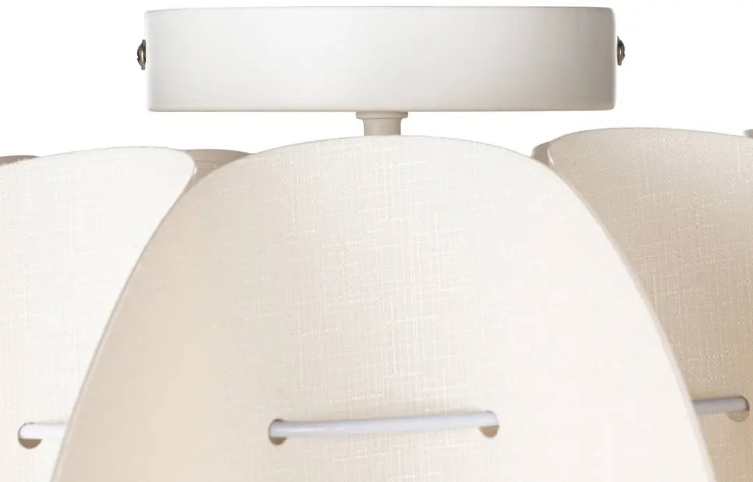 Lindby Plafondlamp 1 Licht 50cm - Crèmewit