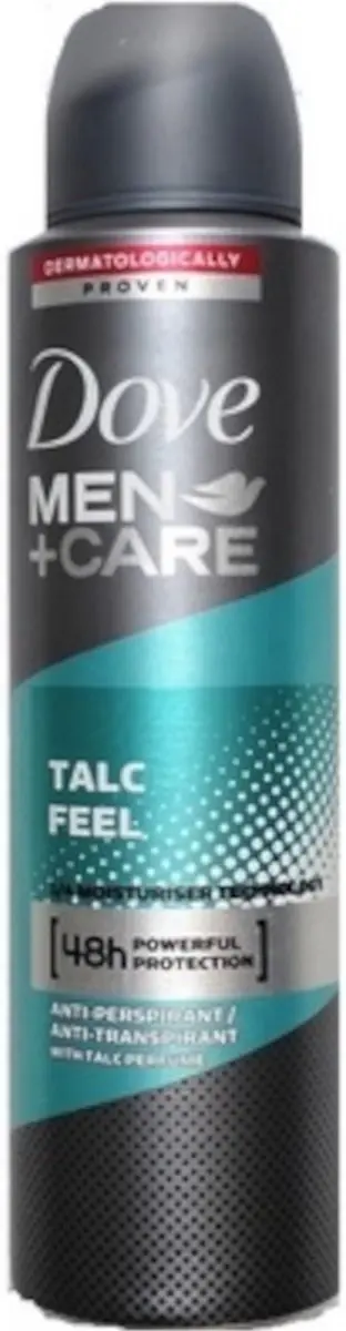 Dove Men+Care Talc Feel Deodorant 150ml - 20 Stuks