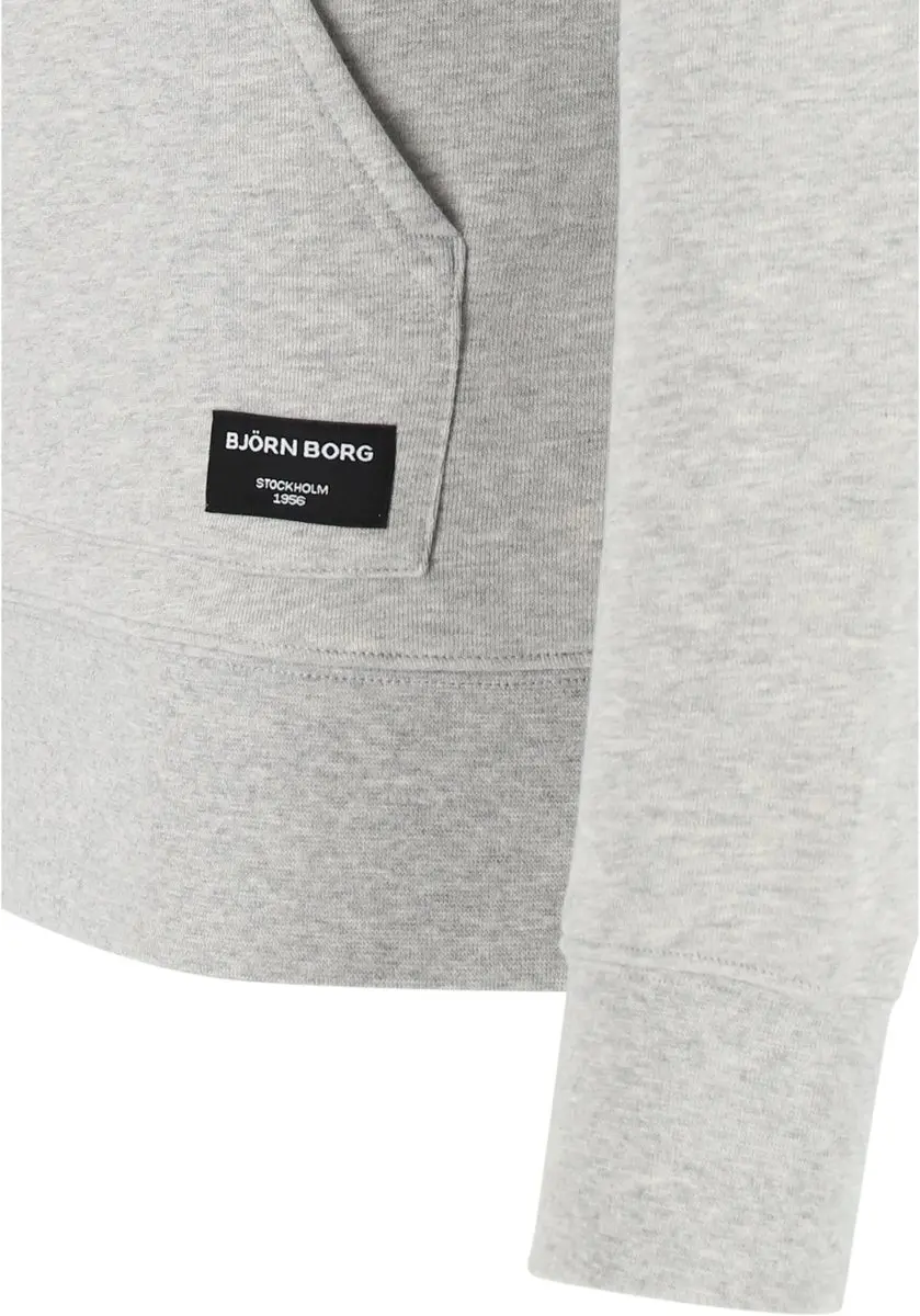 Björn Borg Centre Jogging Hoodie Heren - Lichtgrijs S