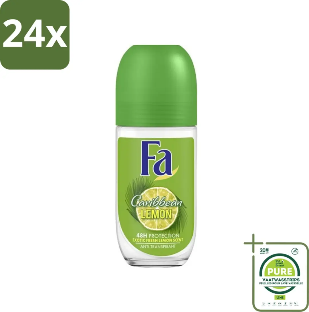 Fa Deodorant Roller Caribbean Lemon 50ml