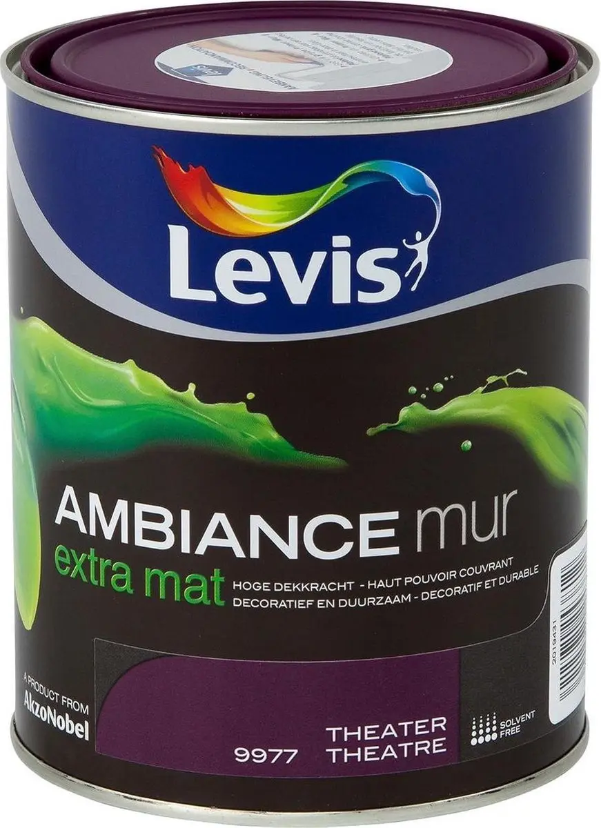 Levi's Ambiance Mur Extra Mat Theater Verf 1L