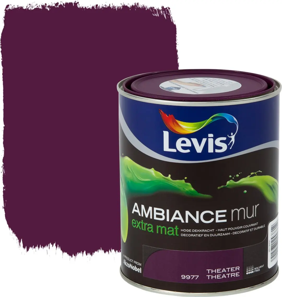 Levi's Ambiance Mur Extra Mat Theater Verf 1L
