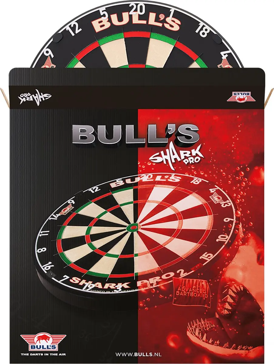 Bull's Shark Pro BU-68004 Dartbord - 45cm - Sisal - Rotate-Fix