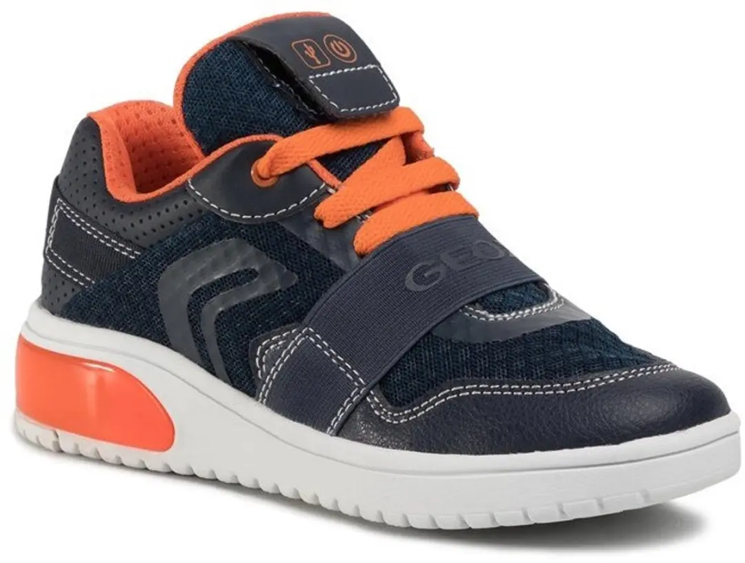 Kinderschoenen Geox Jr Xled Sneaker Donkerblauw