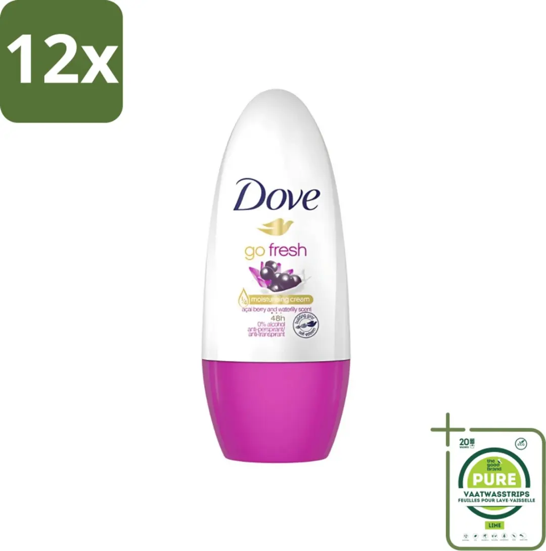 Dove Roller Deodorant Açaí Berry & Waterlily 50ml