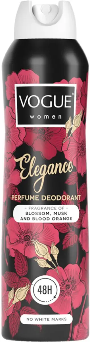 Vogue Elegance Parfum Deodorant 150ml - 24 Uur Bescherming