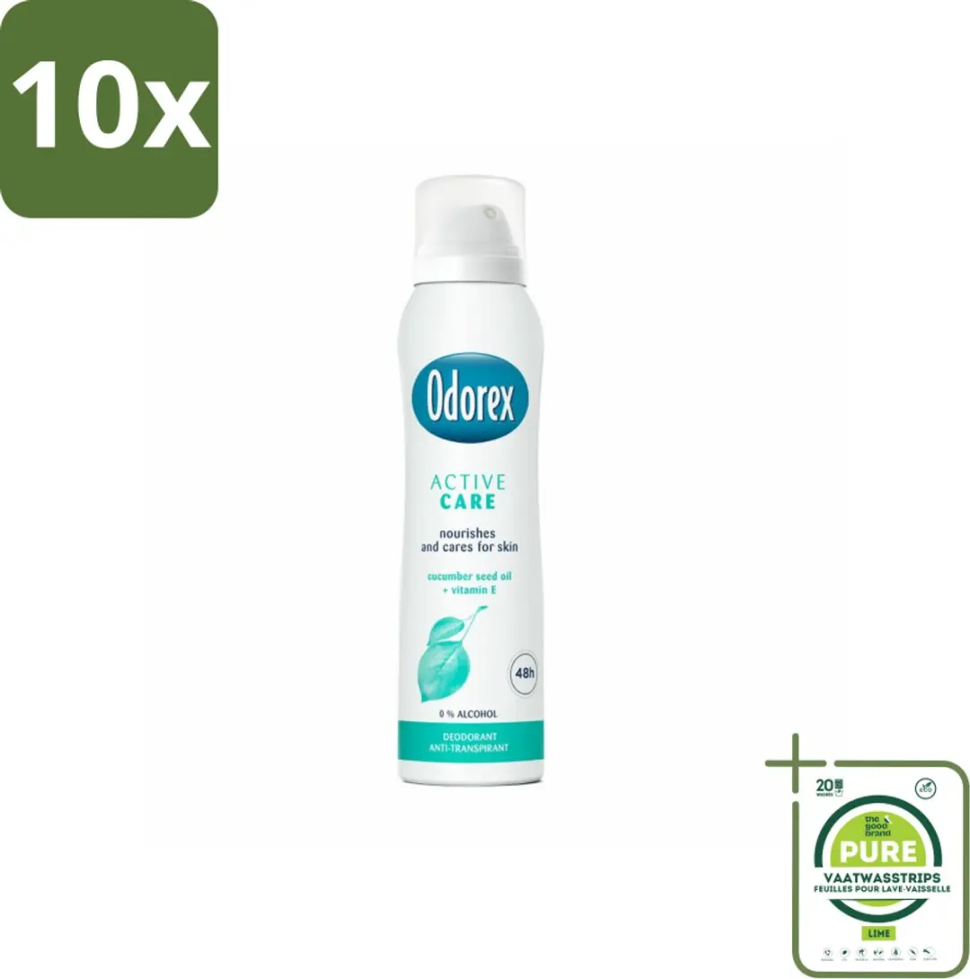 10 x Odorex Deodorant Spray Active Care 150 ml