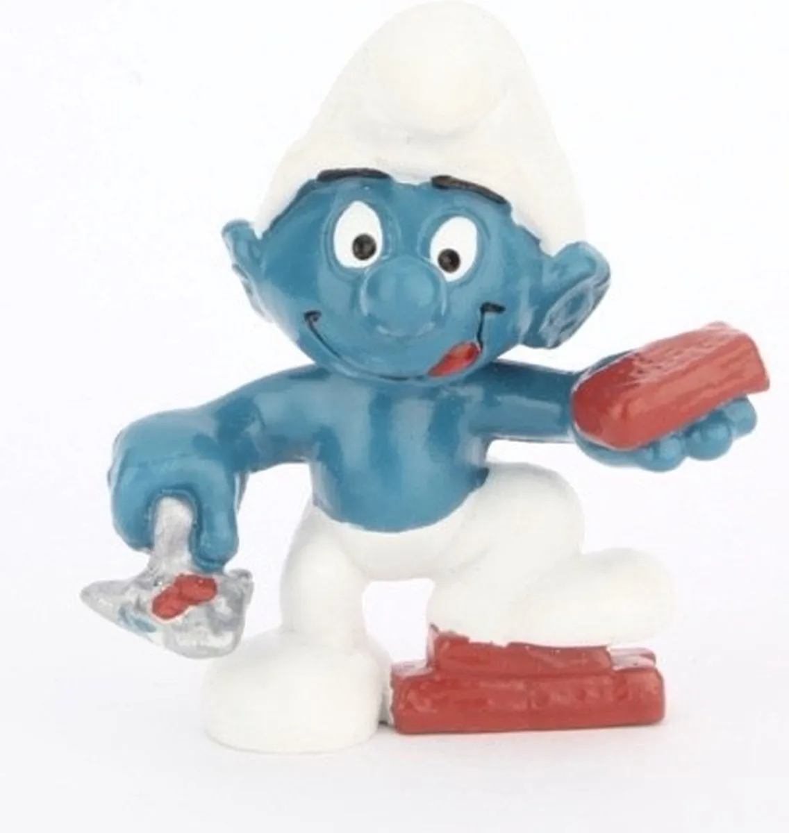Schleich De Smurfen Metselaar Poppetje 20148
