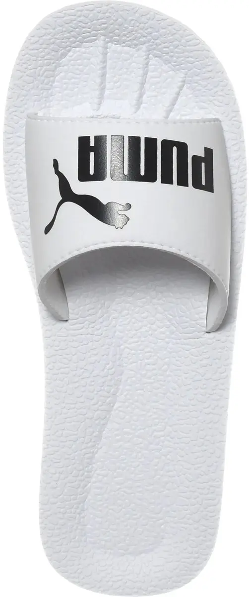 PUMA Purecat Slide Pantoffels - Wit/Zwart - Maat 42