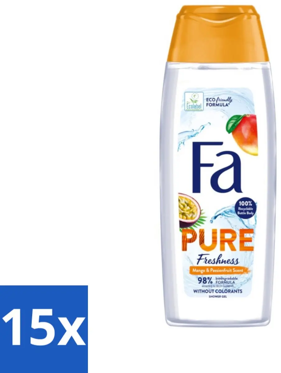 Fa Pure Freshness Douchegel Mango & Passievrucht 250ml